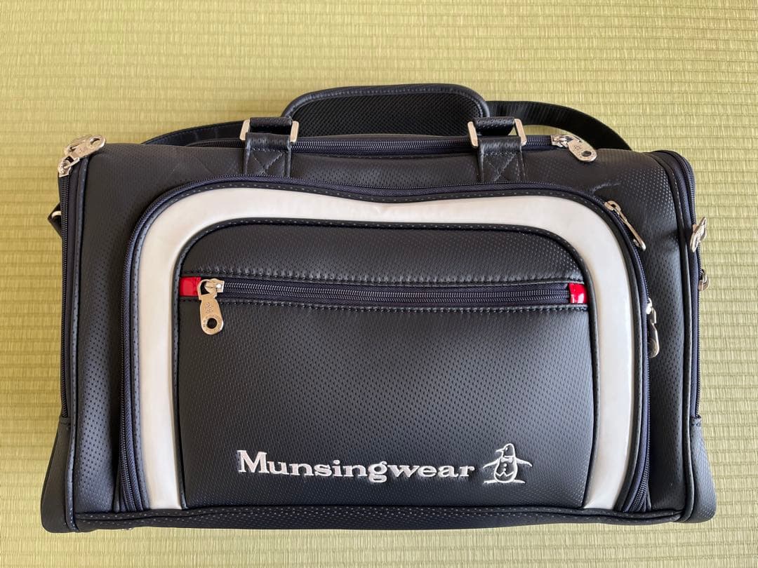 MUNSING WEAR マンシングウェア ボストンバッグ ゴルフバッグ 紺