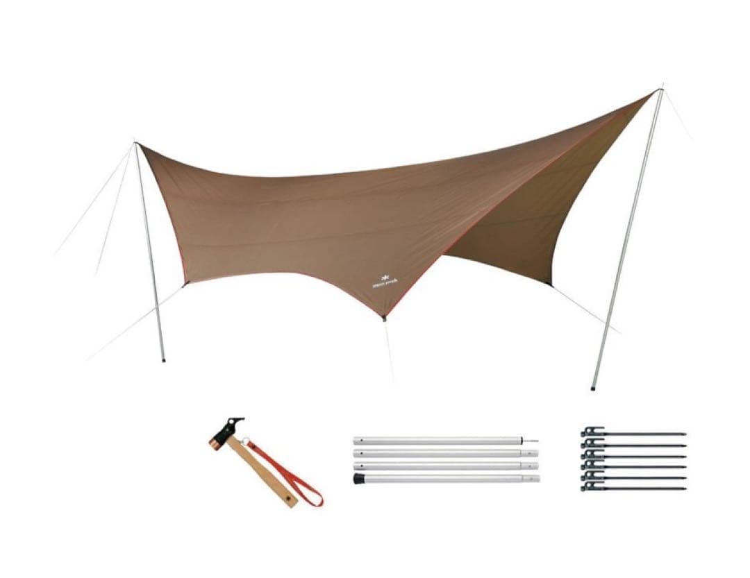 スノーピーク　HDタープ ヘキサ（L） Proセット TP-862S