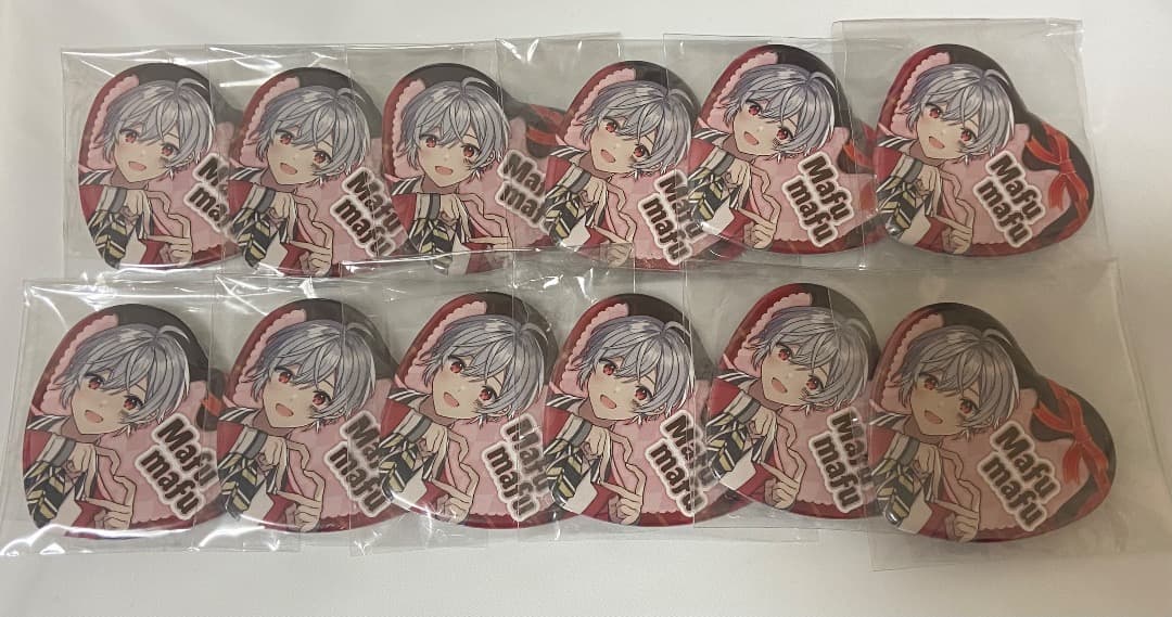 そらまふうらさか バレンタイン 缶バッジ 等身 まふまふ