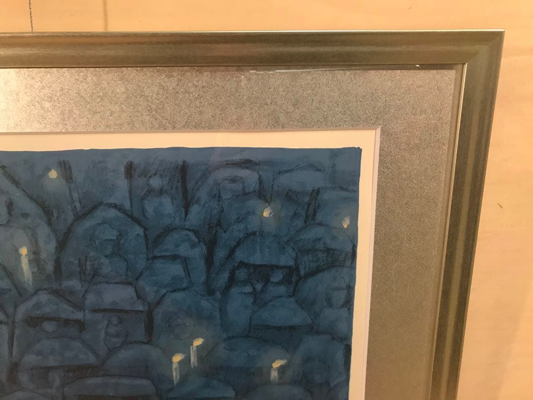 東山魁夷　「千燈会」　リトグラフ　落款・エンボス印・エディション有り