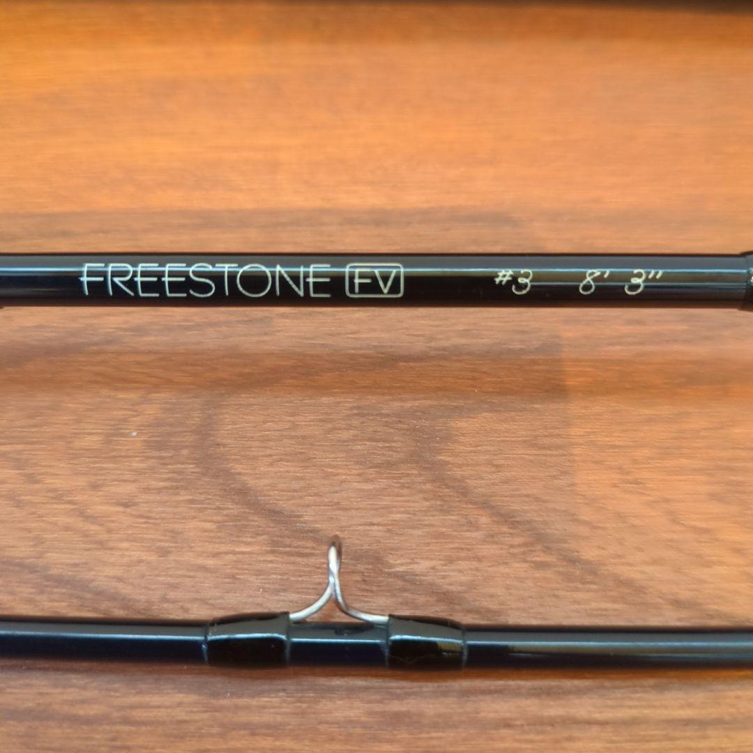 FREESTONE FV 833　#3 8' 3\" フライロッド ケースあり