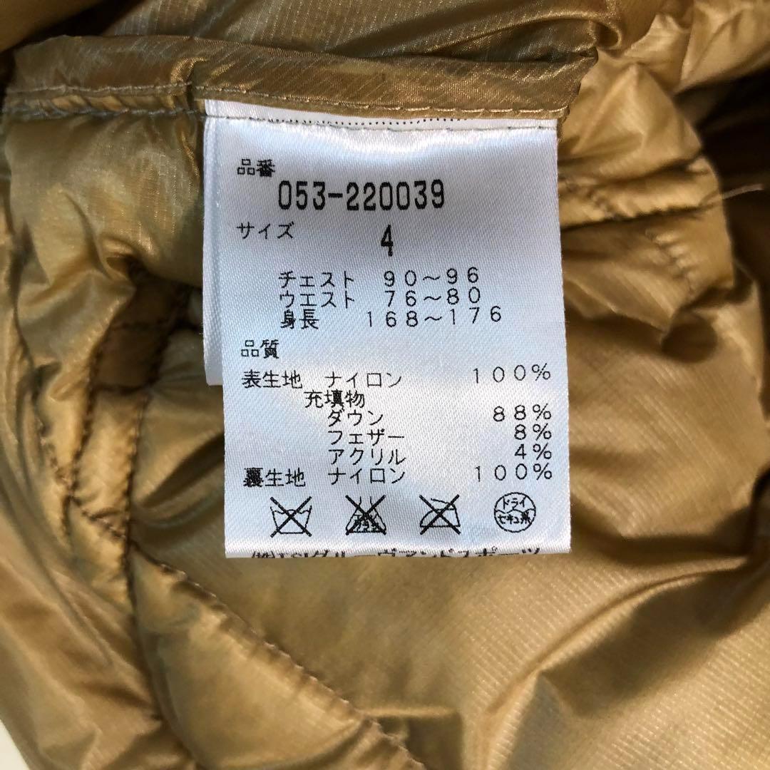 パーリーゲイツ ダブルジップ ダウン ベスト グレー サイズ4