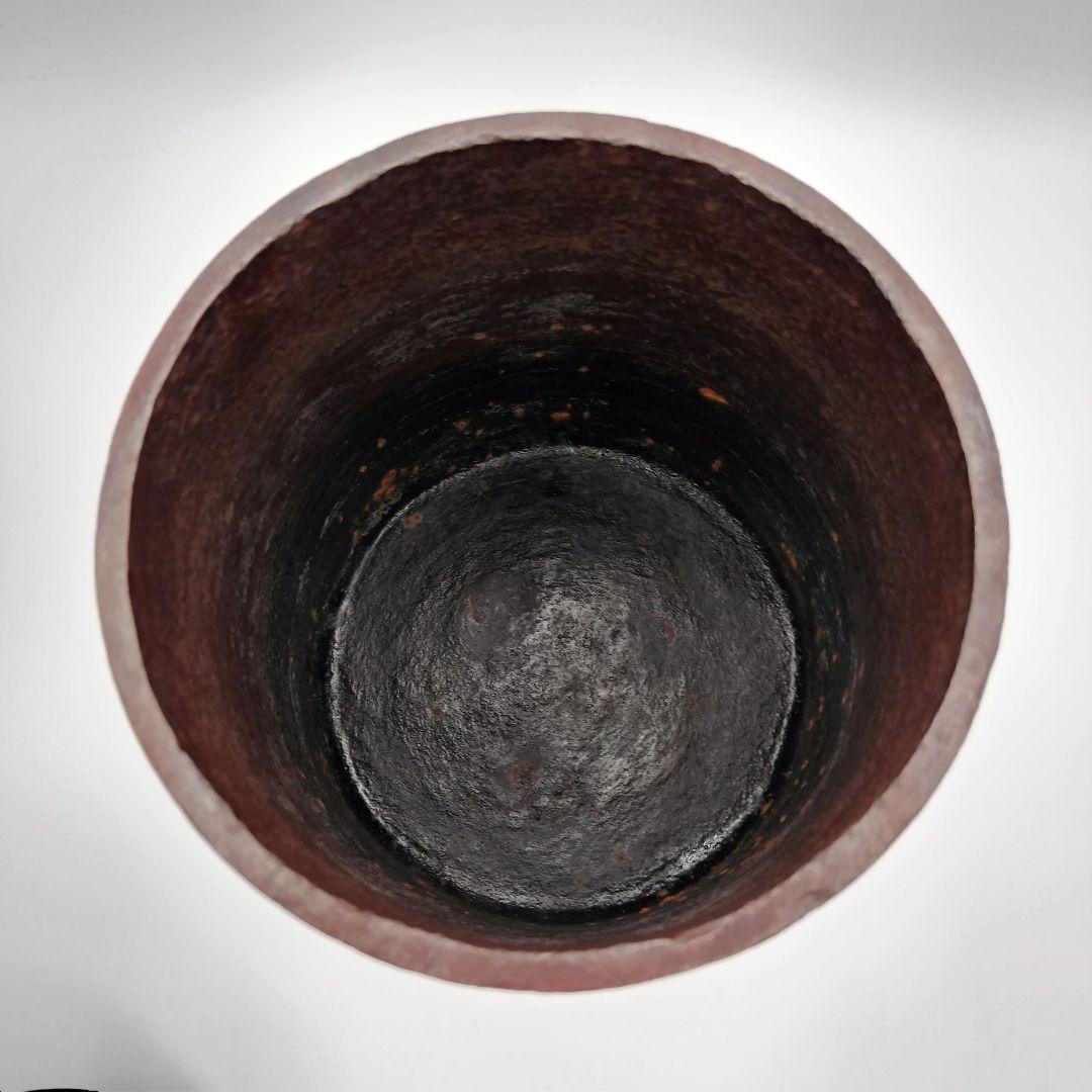 791 雲龍釜　十二代　加藤忠三郎　茶道具　古物　古美術