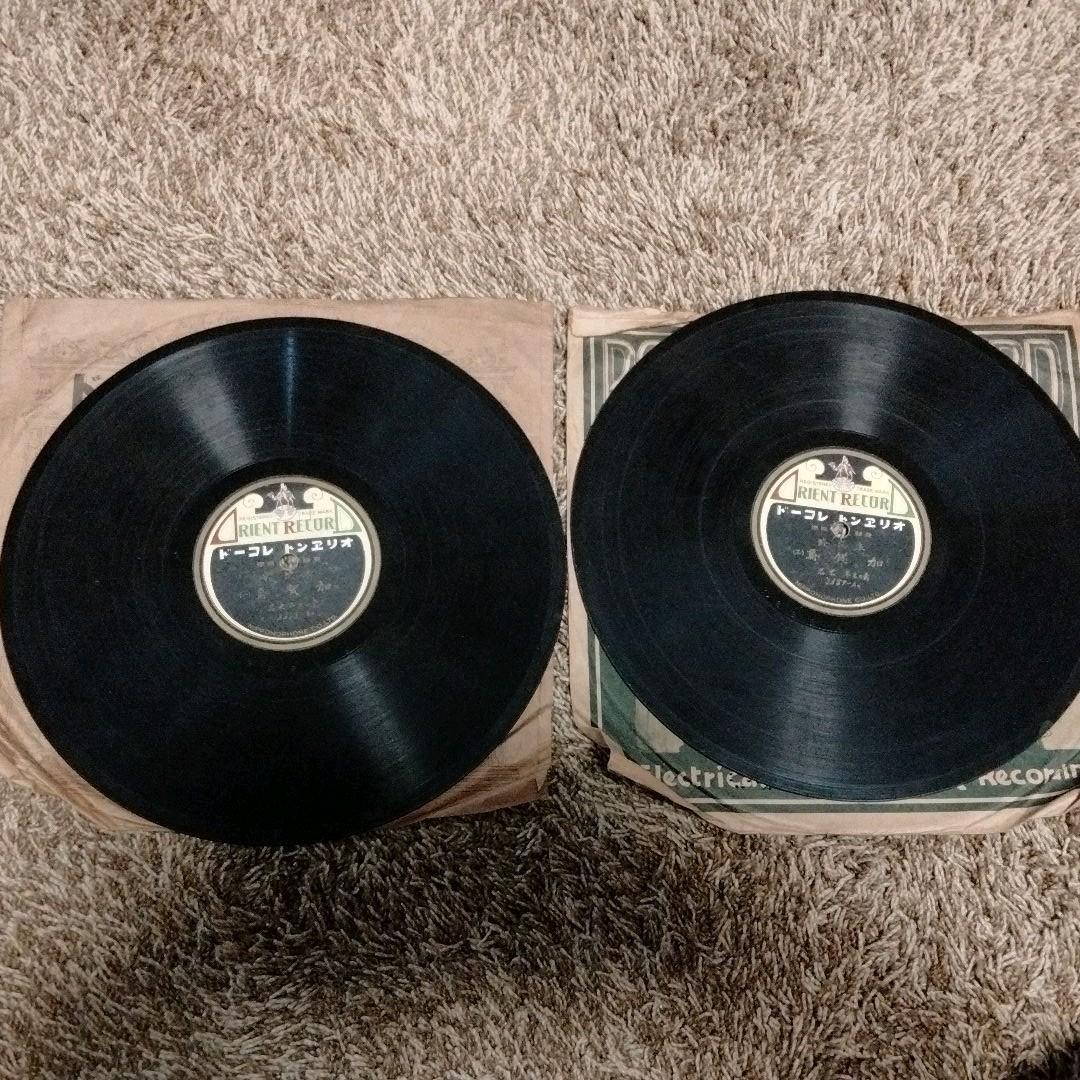 希少大正時代、SP盤レトロレコード