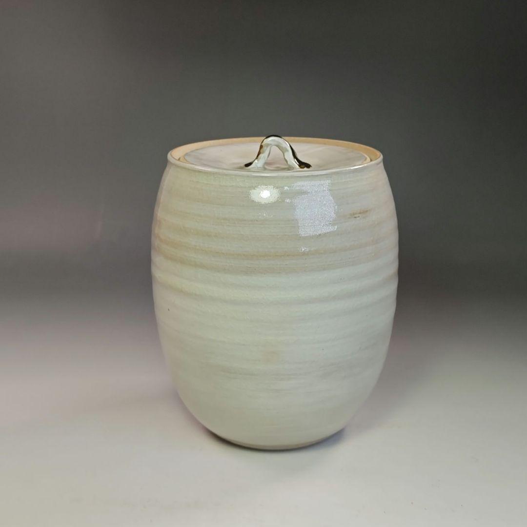 イ772 水指『唐津焼　水指　作家物　共箱』茶道具