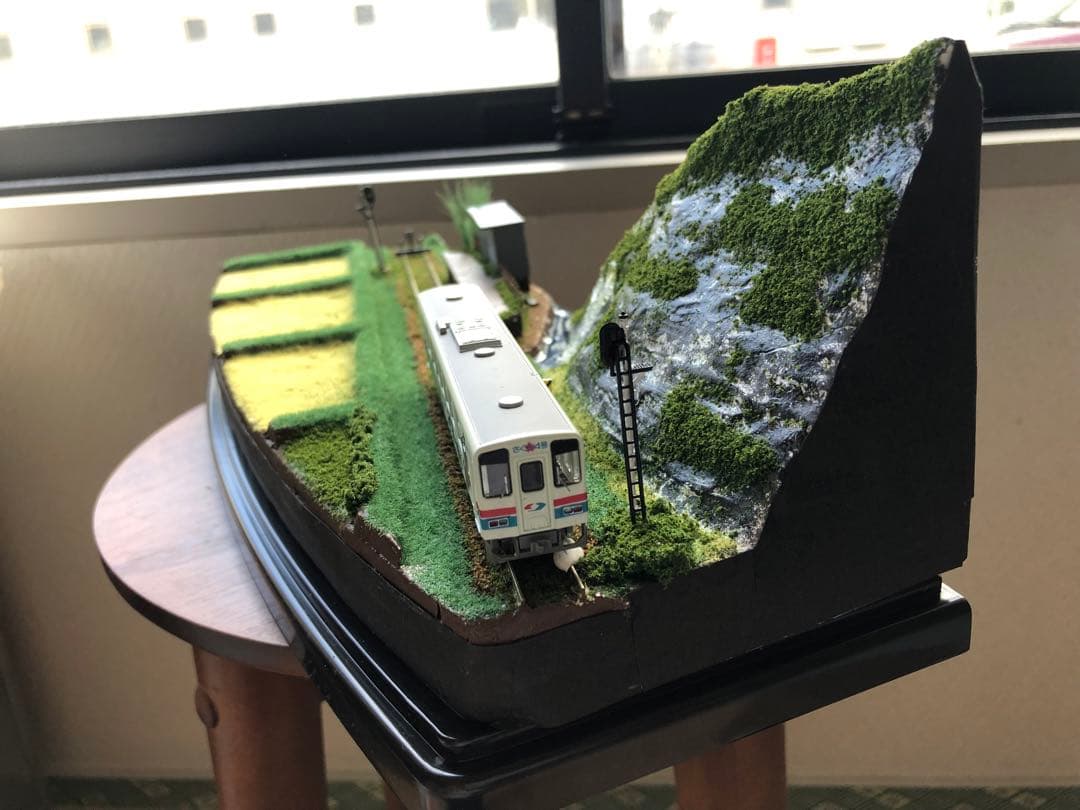 車両付き鉄道ジオラマ1 (田舎の終着駅)