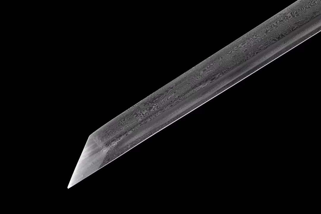 方竜模様直版サムライナイフ 武具　 居合刀 模造刀·模擬刀