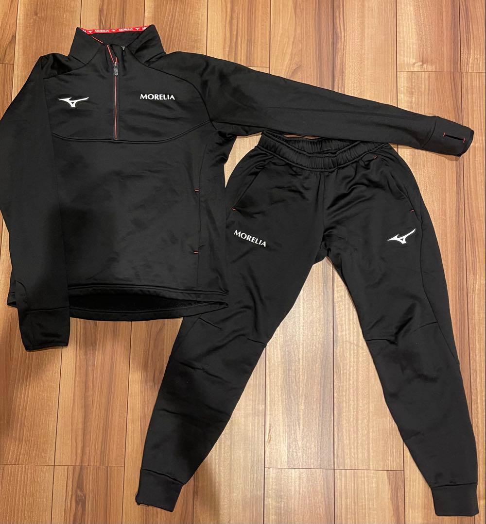 MIZUNO ミズノ MORELIA モレリア トレーニングウェア 上下　裏起毛