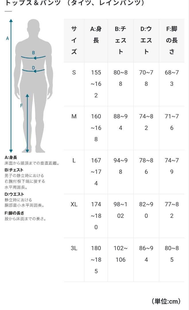 パールイズミ　ウィンドブレーク ビブ タイツSサイズ