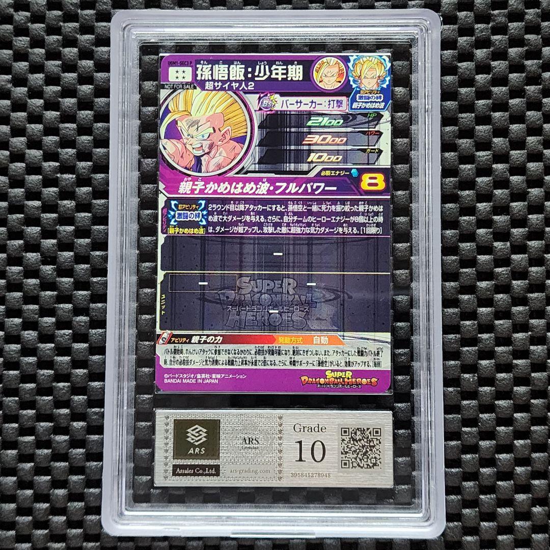 ARS鑑定10 孫悟飯少年期 UGM1-SEC3P ドラゴンボール