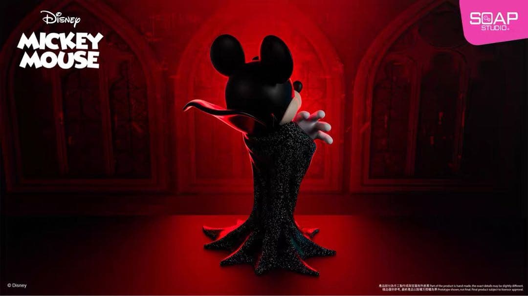 MORSTORM & Disney ミッキーフィギュア ドラキュラ スタイル