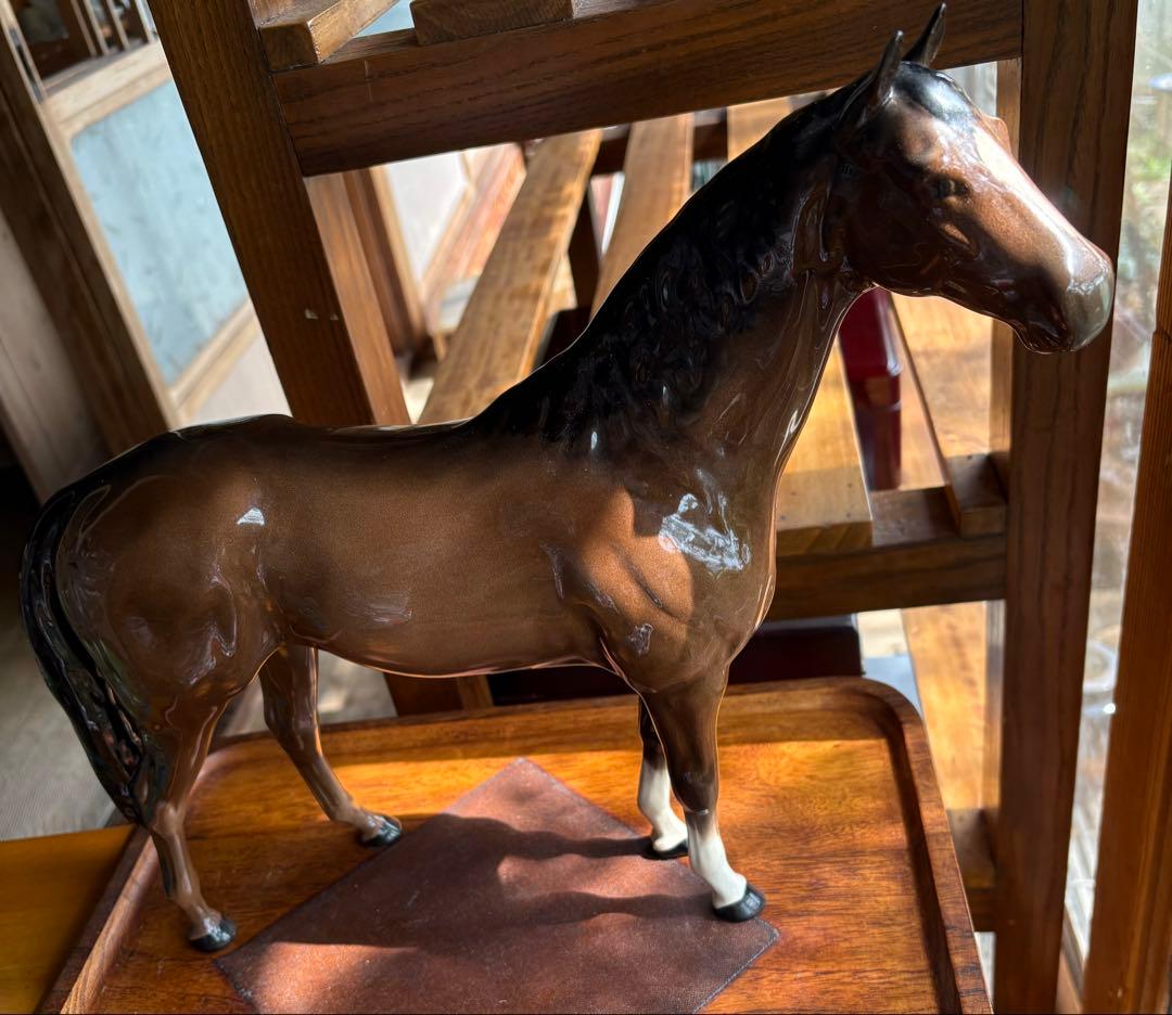 陶器製 馬のオブジェ(約30cm)