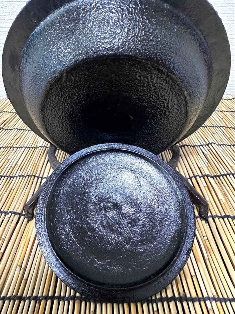 未使用品、供箱等付属品付　南部蓬榮堂造　１５型九重アラレ　B4様　売約済み