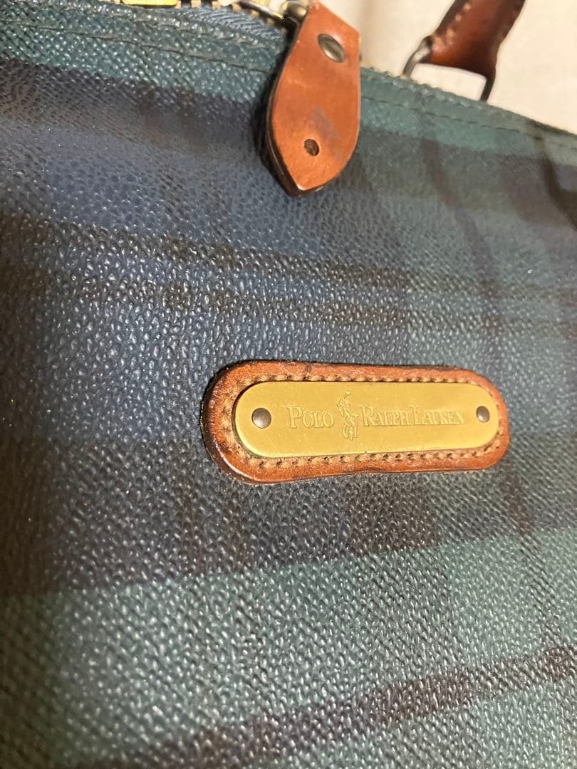ビンテージラルフローレン希少超特大ボストンバック　大容量　RALPHLAUREN