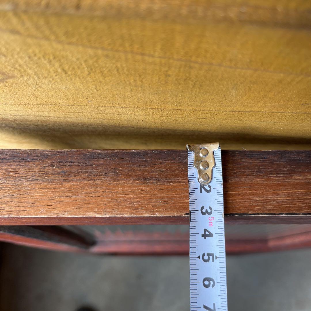 アンティーク波板ガラス枠