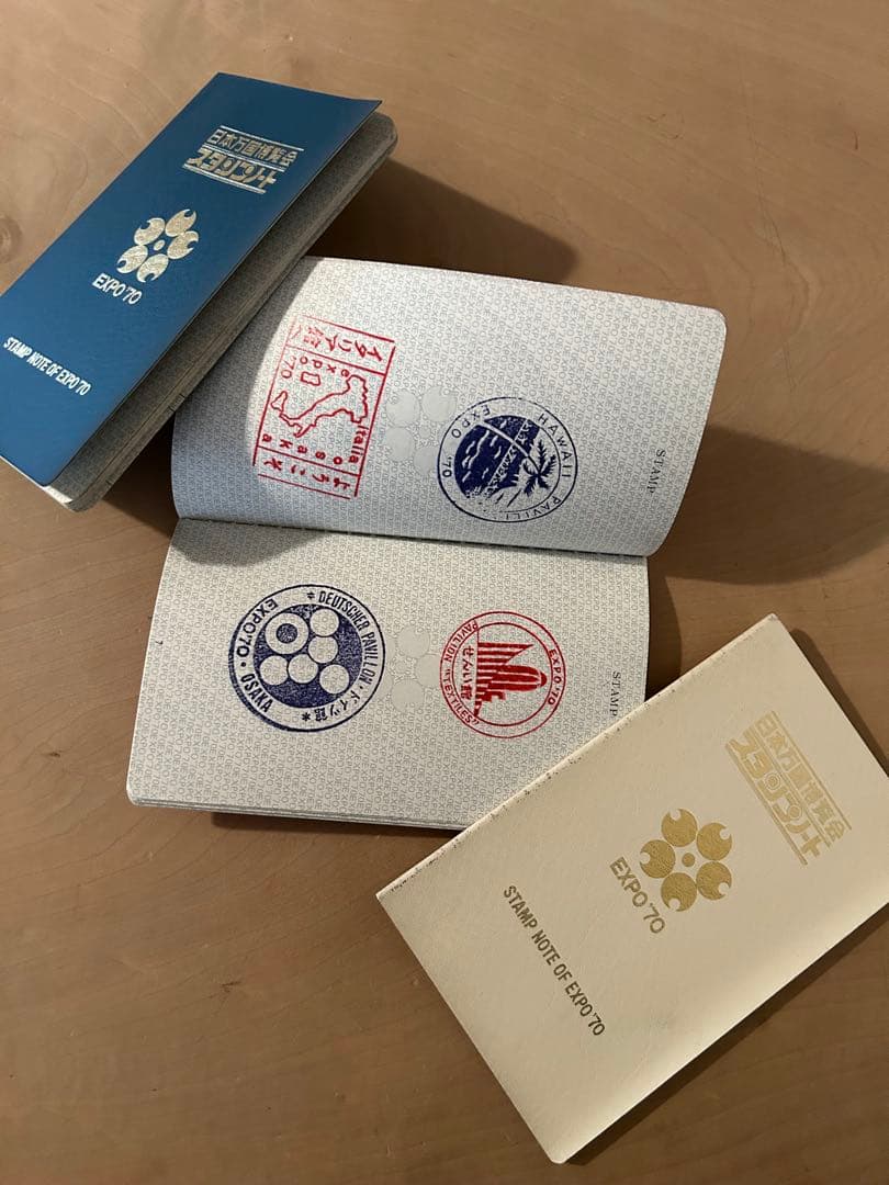 ニャロメの万博びっくり案内　日本万国博覧会スタンプノート　会場地図など　大阪万博