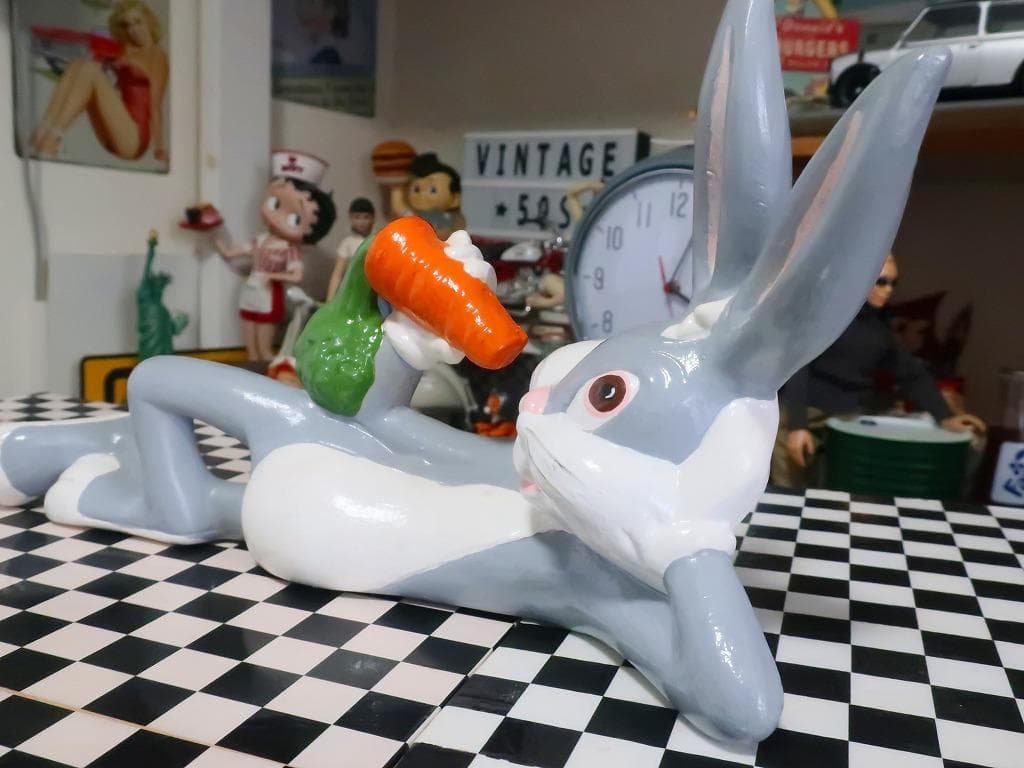 絶版★特大 バックスバニー ルーニー・テューンズ オブジェ フィギュア