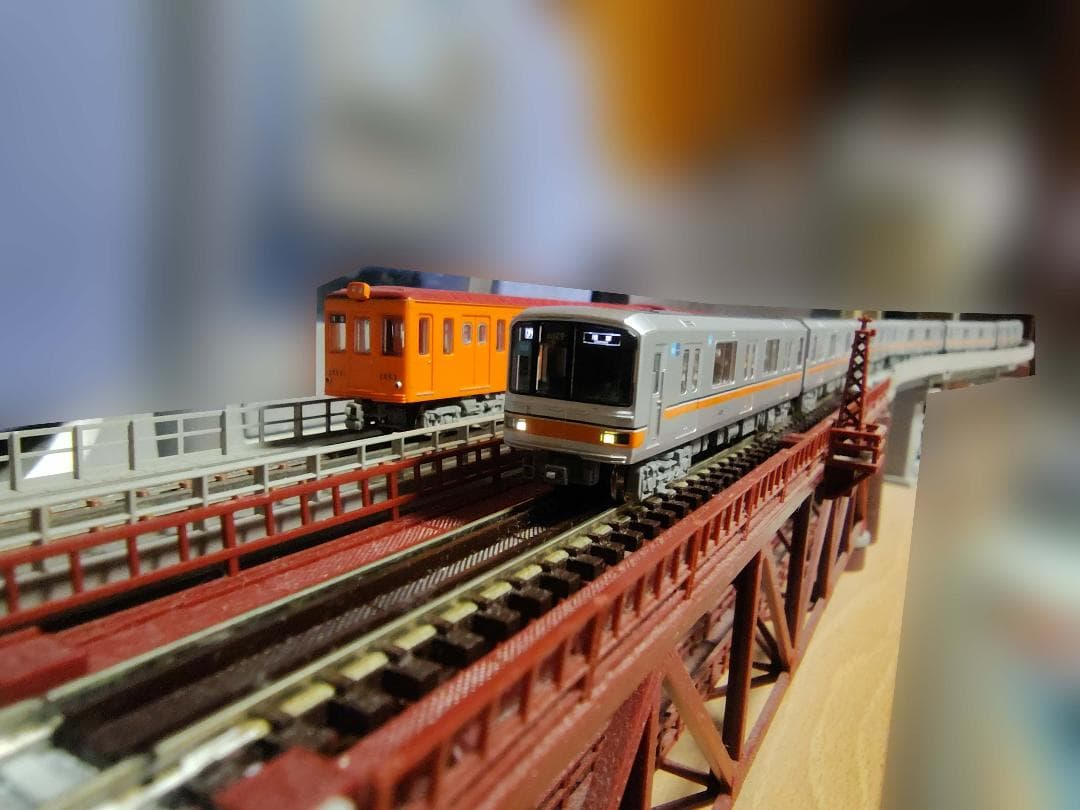 KATO10-864東京メトロ銀座線01系＆鉄コレ営団銀座線2053編成-走行化