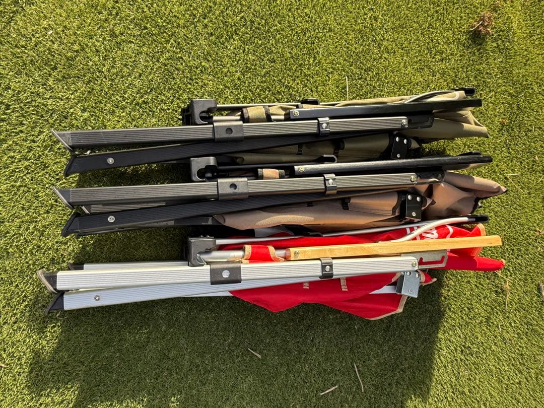 Coleman リクライニングアウトドアチェア 3脚セット