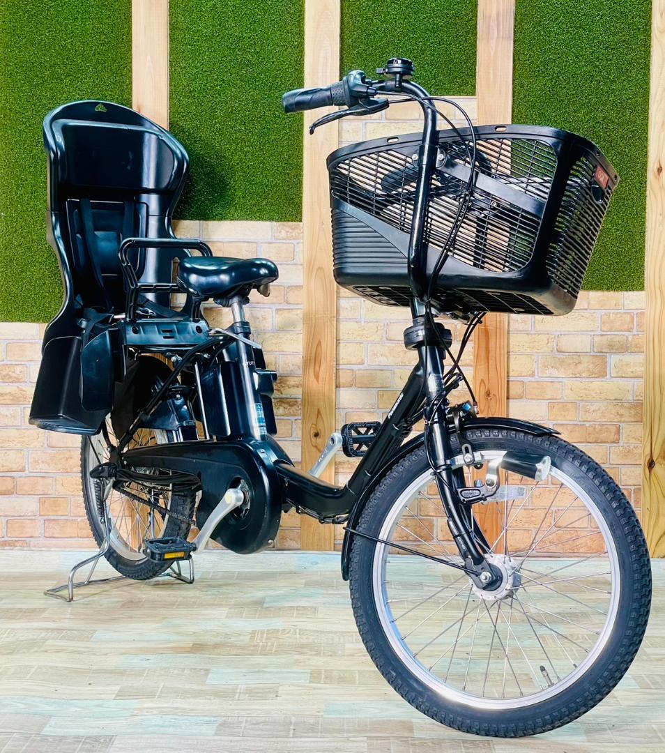 マットブラック 超大容量 パナソニック 子供乗せ電動アシスト自転車 ZH3324