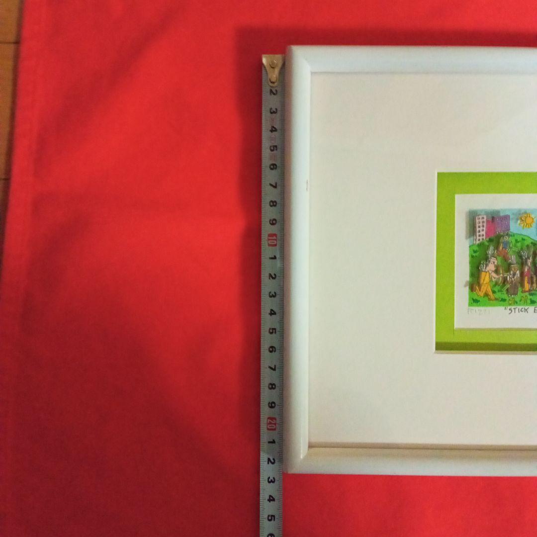 【期間限定出品✩】3Dアート ジェームズ・リジィ 立体版画 シルクスクリーン