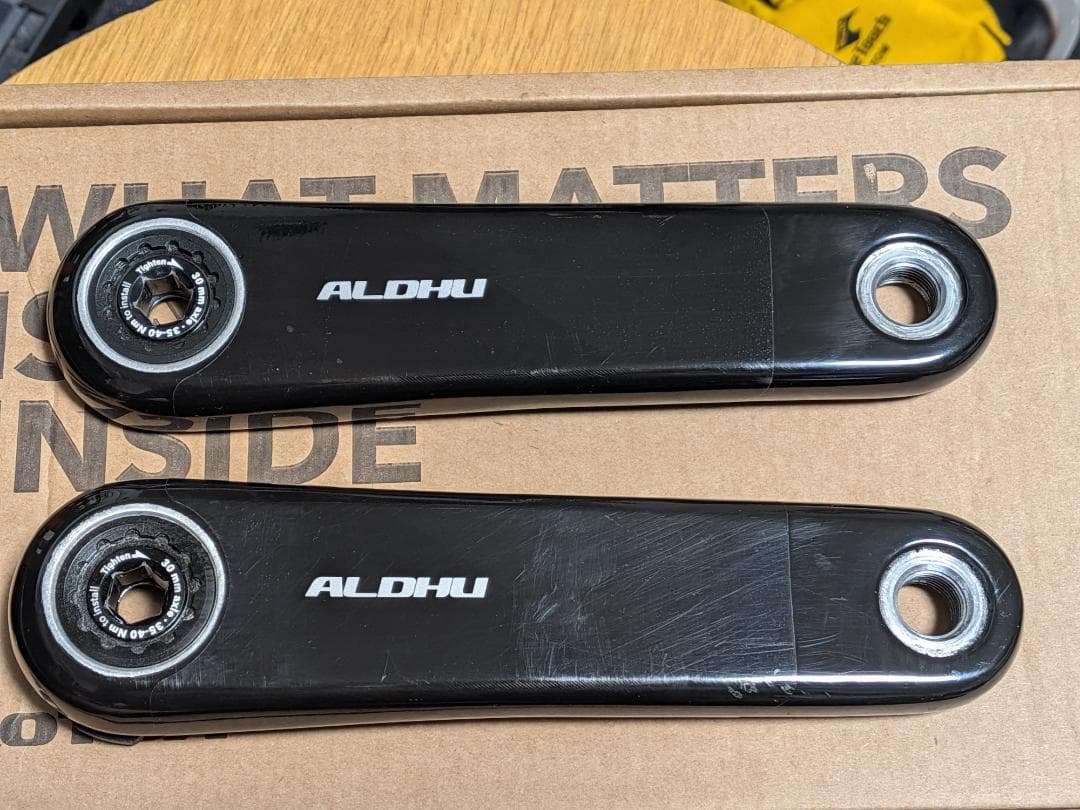 ひ*ぬ様 ROTOR ALDHU カーボンクランクアーム 155mm