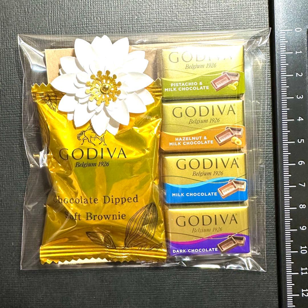 ★4セット★GODIVAお菓子プチギフト★ゴディバ　ブーケ　バレンタイン　退職