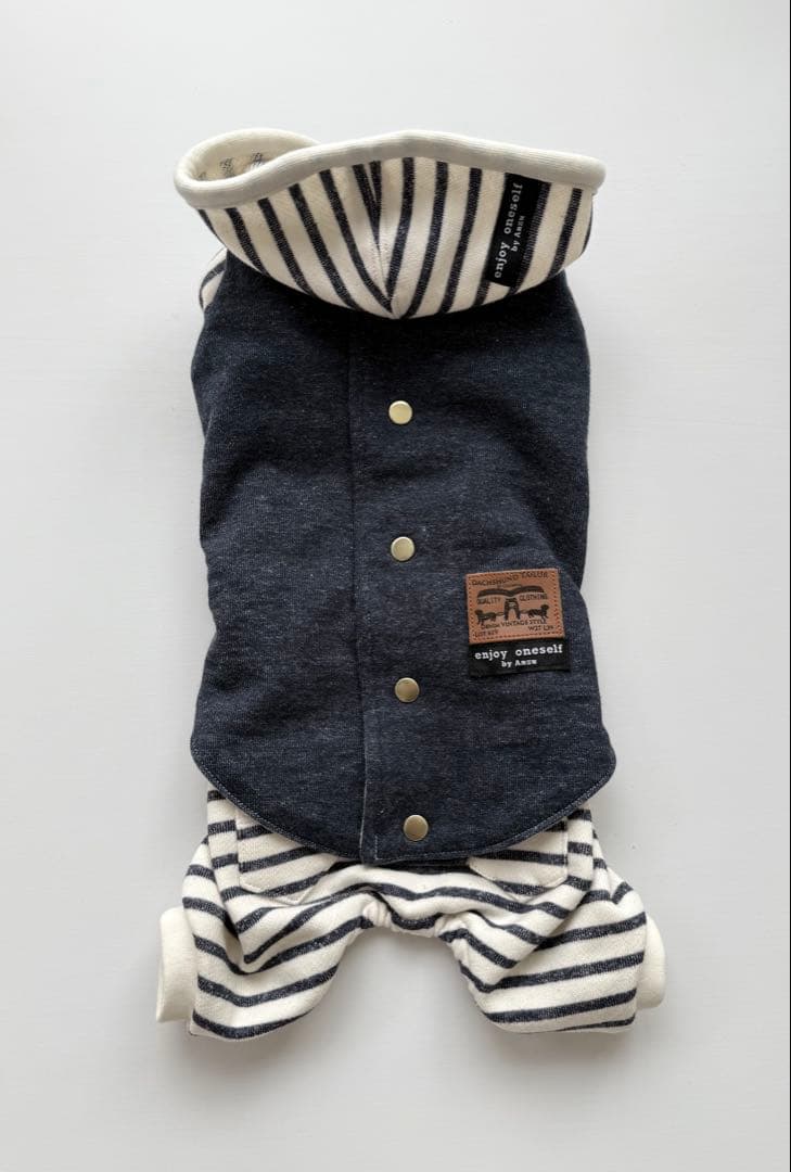 Bページでございます　ダックスフンド　オーダー　犬服　ロンパース