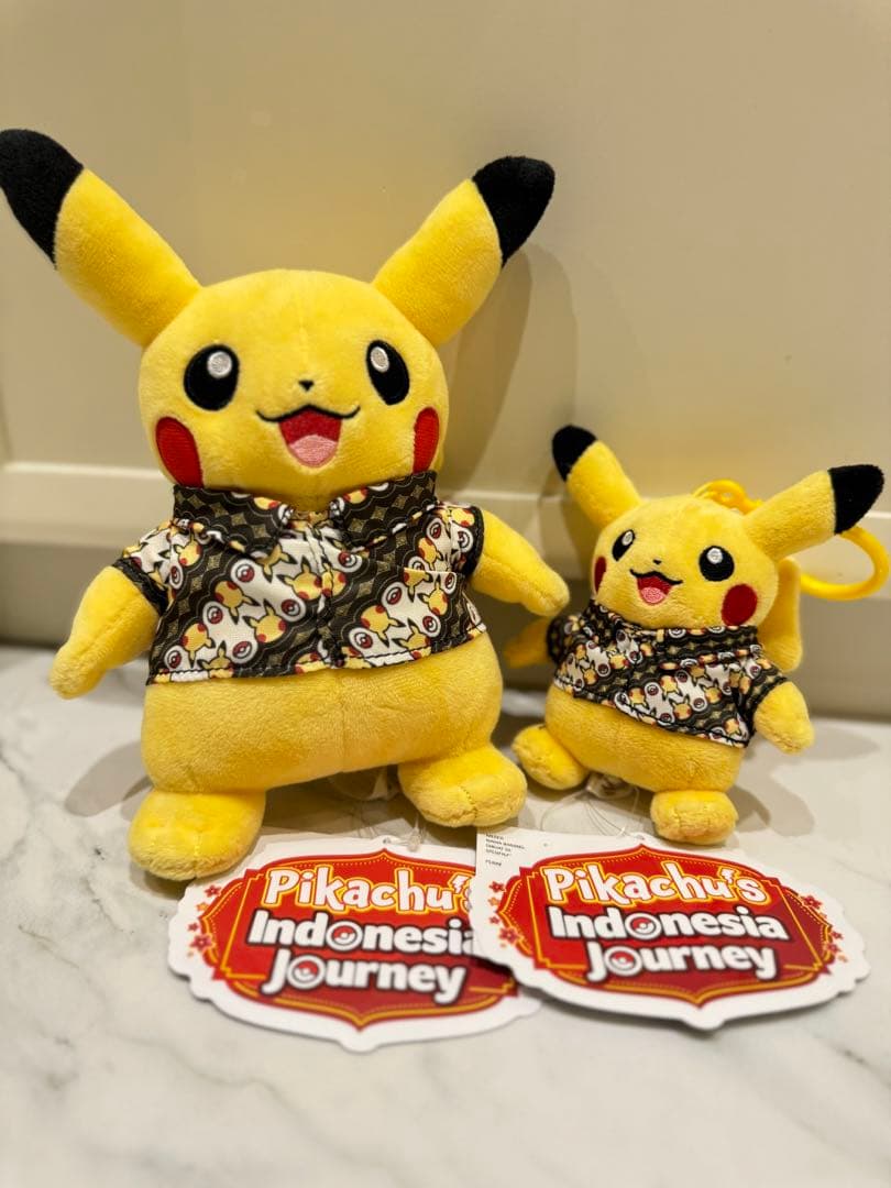 激レアピカチュウ　バティックシリーズ　中小セット　海外限定　バリ島　インドネシア