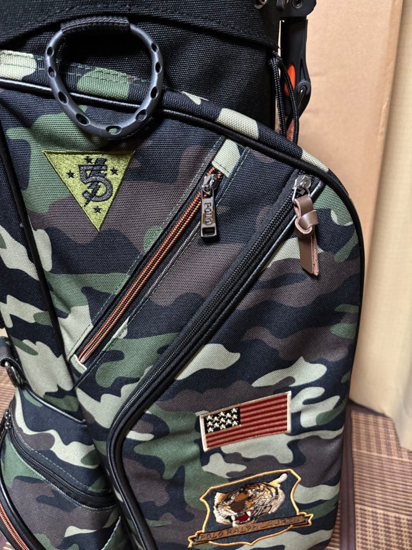 R.Lauren ラルフローレン RLX 迷彩柄 キャディバッグ スタンドタイプ