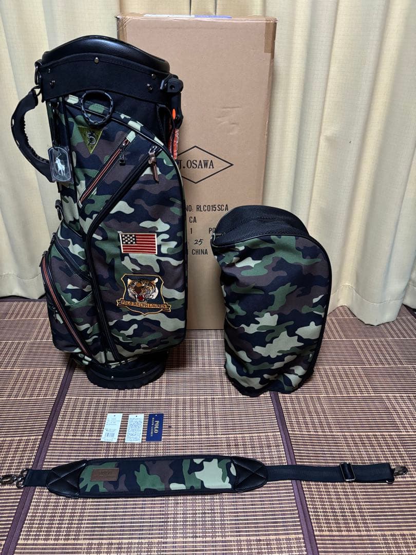 R.Lauren ラルフローレン RLX 迷彩柄 キャディバッグ スタンドタイプ