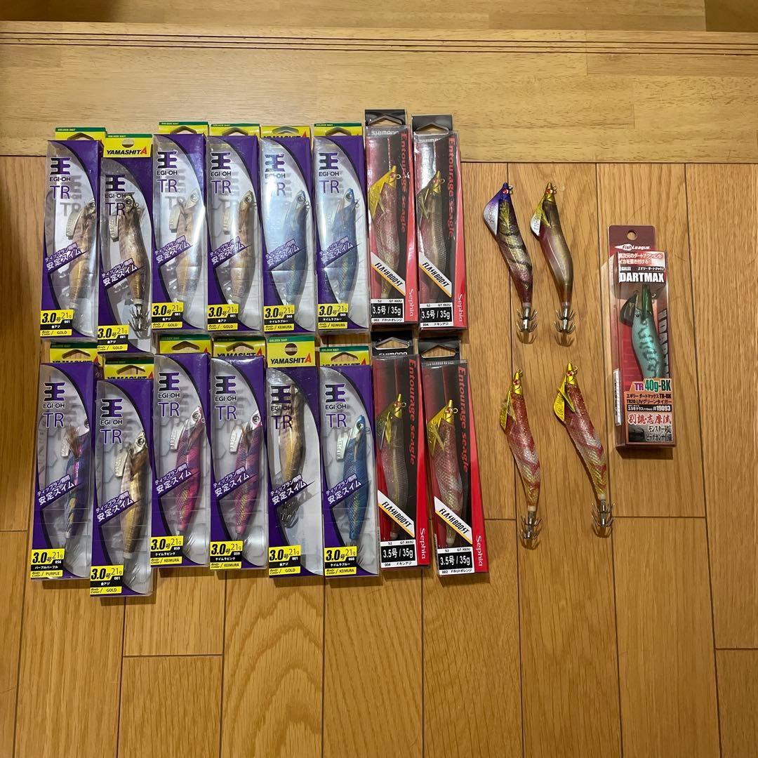 ヤマシタエギ王TR 3.0号、アントラージュシーグル各種　ダートマックスtr