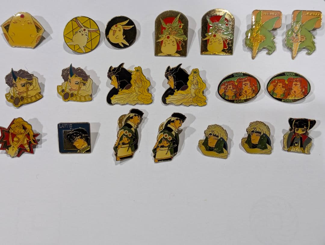 【当時物】魔法騎士レイアース ピンバッジ 豪華まとめ売りセット CLAMP