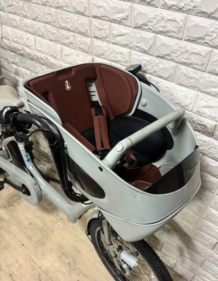 ✨美品✨室内保管✨純正チャイルドシート✨ブリヂストンビッケポーラ子供乗電動自転車