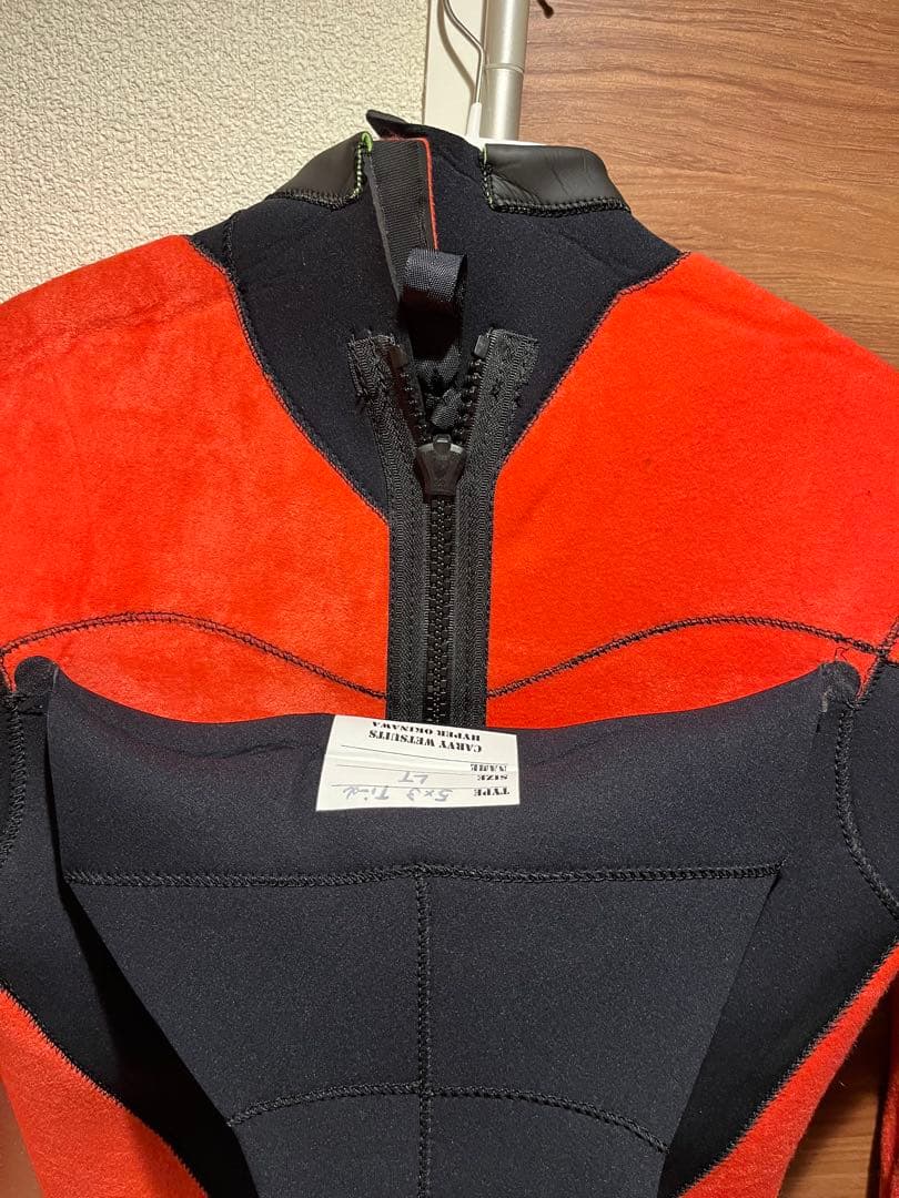 【美品】CARVY ウェットスーツ　5/3mm 裏起毛　LT