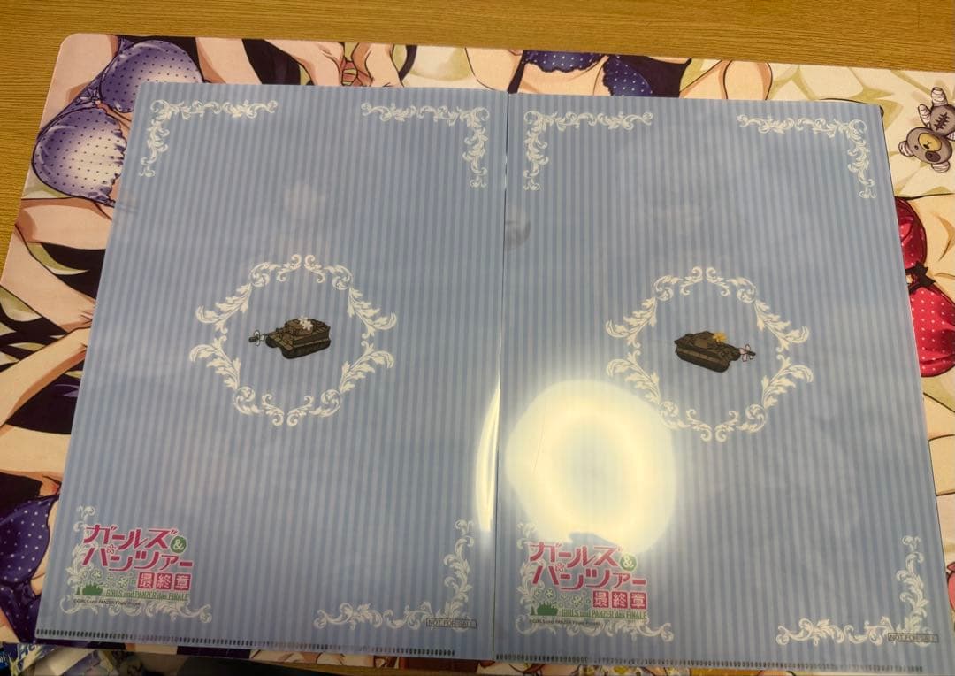 ガールズ&パンツァー あんこう祭カーテン魂購入特典 クリアファイル おまけ付き