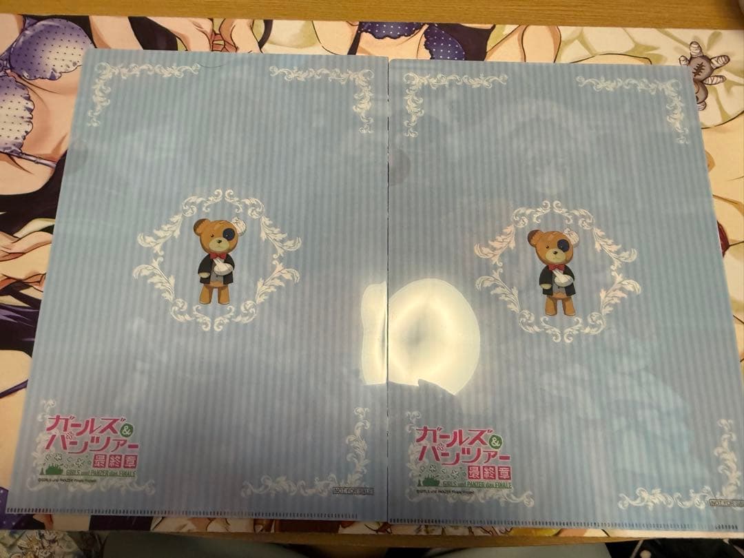 ガールズ&パンツァー あんこう祭カーテン魂購入特典 クリアファイル おまけ付き
