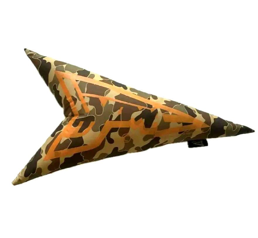 希少！20471120ひょーま君ロゴプリント迷彩柄 クッション