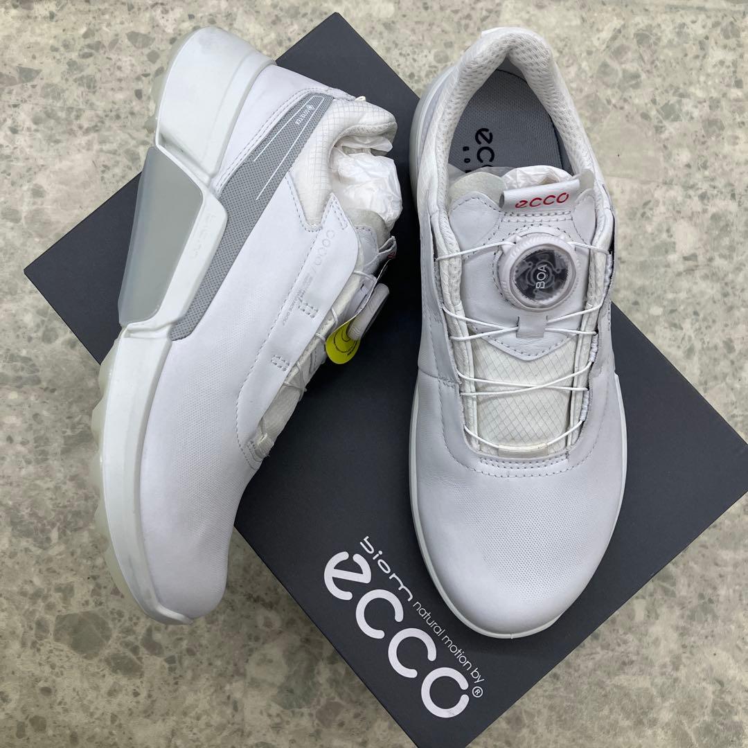 ECCO bion natural motion ホワイト ゴルフシューズ
