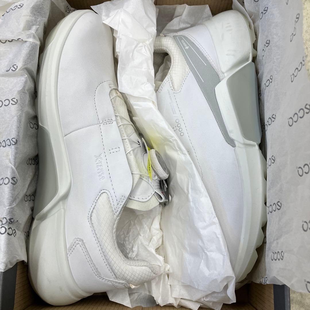 ECCO bion natural motion ホワイト ゴルフシューズ