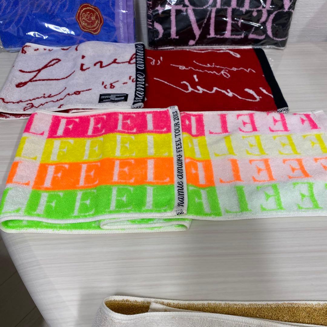 新品未使用 安室奈美恵 LIVEマフラータオル5点セット