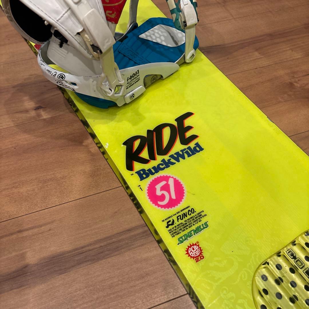 R IDEスノーボードビンディングセット！151㎝