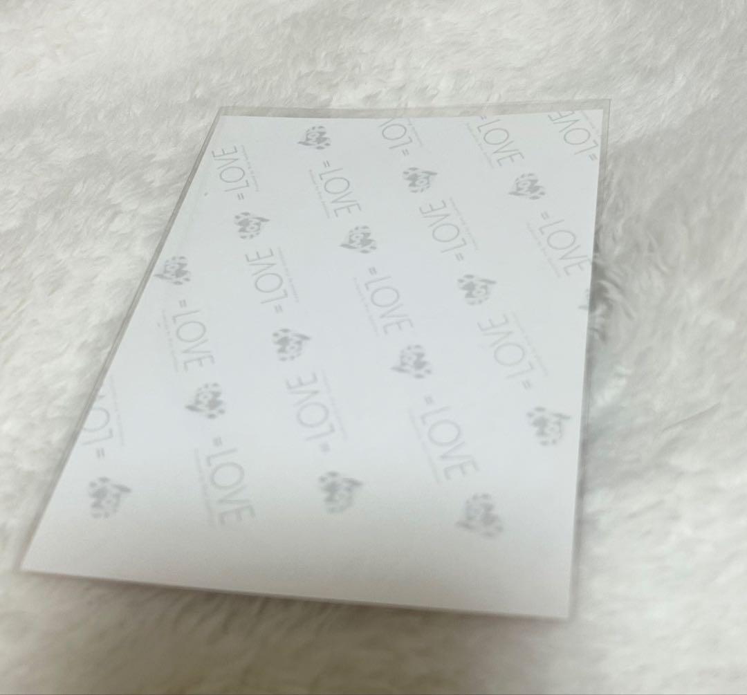 =LOVE イコラブ 木漏れ日メゾフォルテ 音嶋莉沙 直筆 チュウ 生写真