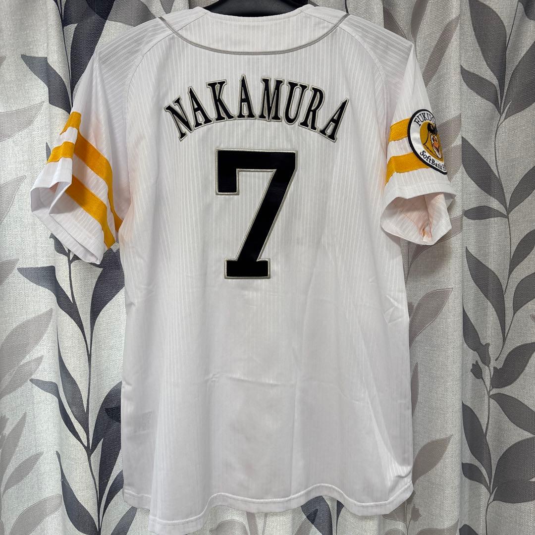 中村選手【Lサイズ 】ソフトバンク ホーム ユニフォーム 白 Majestic製