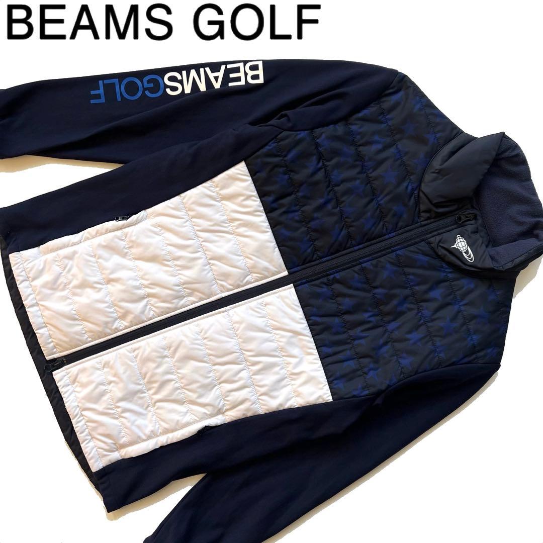 BEAMS GOLF ビームスゴルフ　星柄　ダウンジャケット　メンズ　中綿　M
