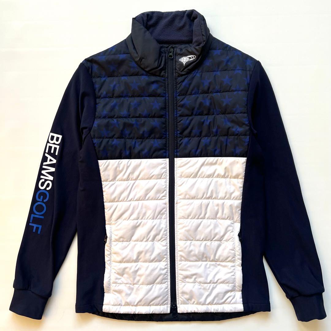 BEAMS GOLF ビームスゴルフ　星柄　ダウンジャケット　メンズ　中綿　M
