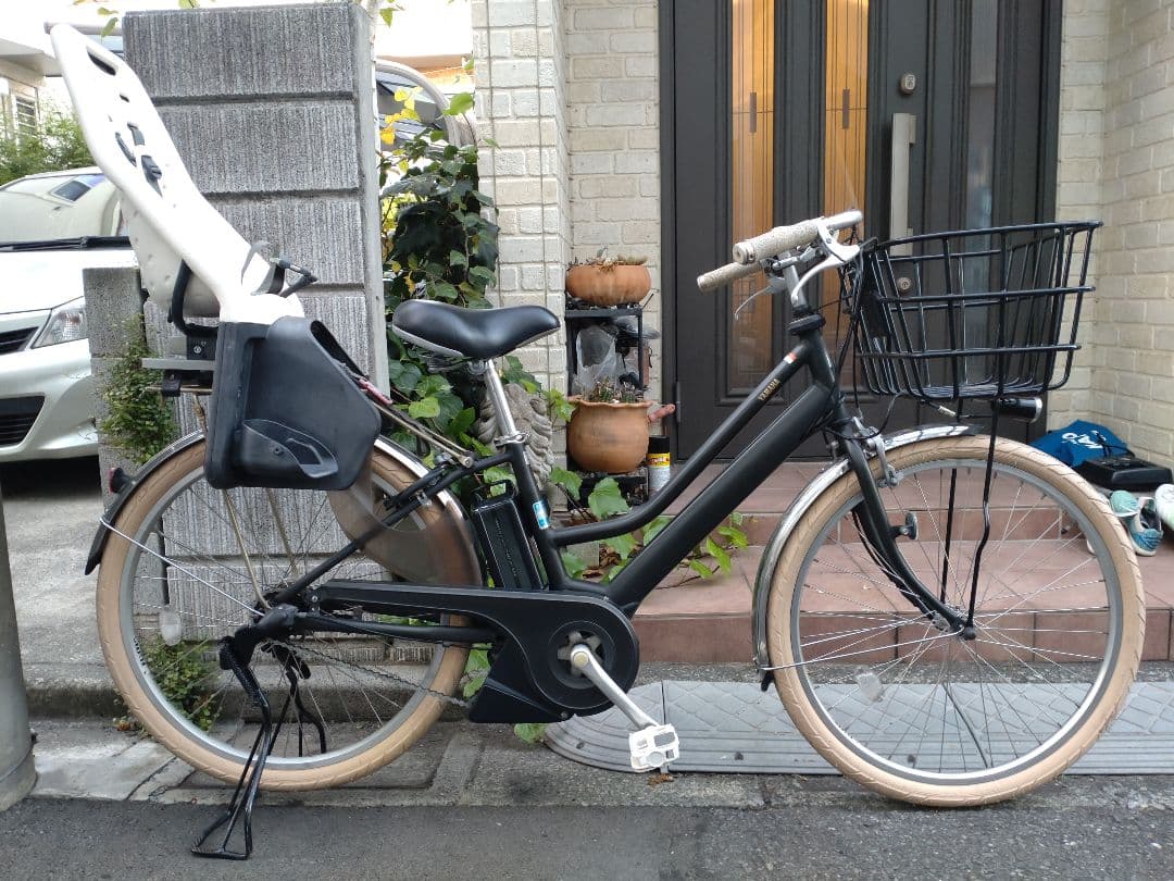 配送可★直接引渡可★カスタム【ヤマハ minaミーナ】電動アシスト自転車★子供乗