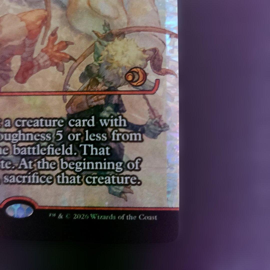 怠け討ち　英語フラクチャーFoil