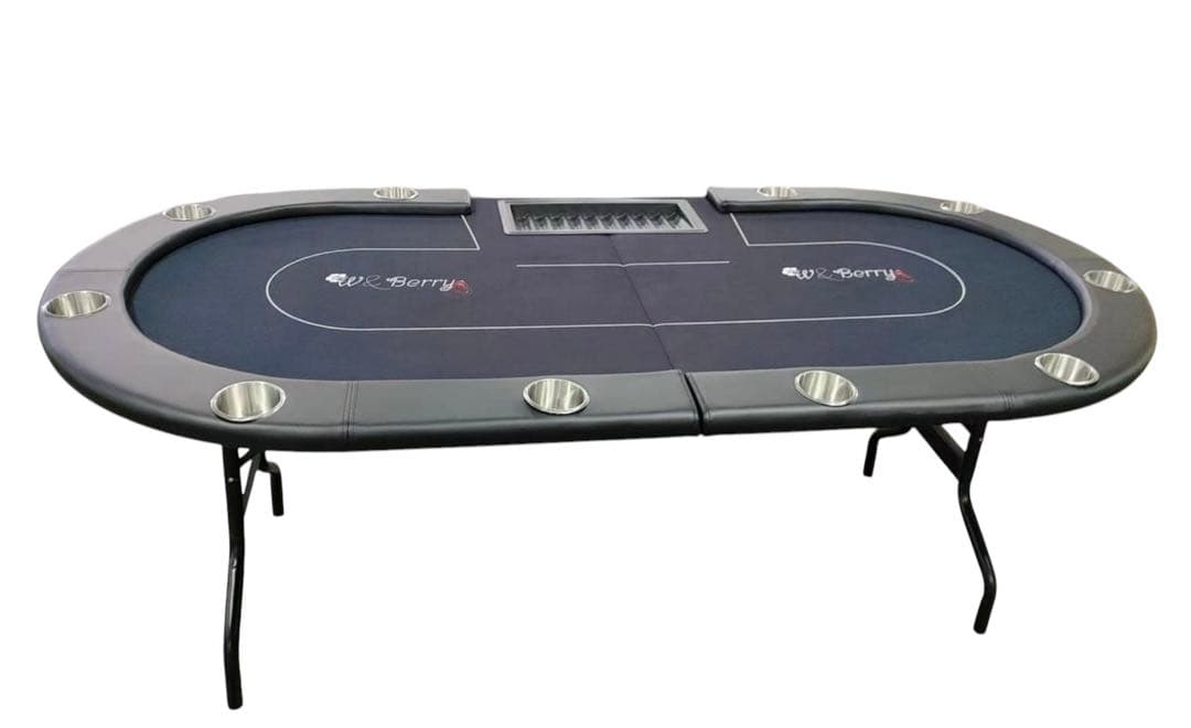 W&Berry 収納可能　折畳ポーカーテーブル　コンパクト ダイニング　収納