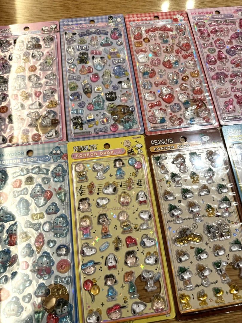 ボンボンドロップシール　8枚セット